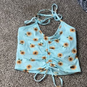 Hollister crop halter top